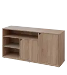 KU2-15DN3 P skříňka nízká 2-dveřová, nika, 740x1522x400, provedení pravé, korpus a dvířka dub bardol